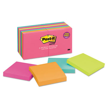 Post-it® Notes Original Pads In Poptimistic Colors, Value Pack, 3 X 3, 100 Notes-pad, 14 Pads-pack freeshipping - TVN Wholesale